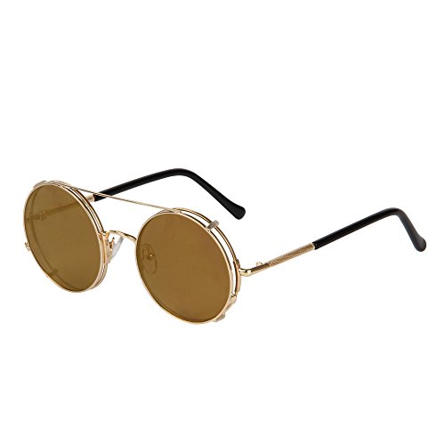 LIANSAN fashion retro steam punk glasses round - shaped women 's men 's sunglasses LS8168(brown) steampunk buy now online LIANSAN fashion retro steam punk glasses round - shaped women 's men 's sunglasses LS8168(brown) steampunk buy now online