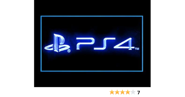 Ledhouse Playstation 4 Logo Sign Advertising Neon Sign Amazon De Elektronik