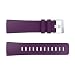 Produktbild Altsommer Armband für Fitbit Versa Silikon Einfarbig Weiches Silikon Sport Ersatzarmband Uhrenarmband verstellbares Armband für Damen Herren Schwarz 5,12"-7,68"(Klein) (Lila)
