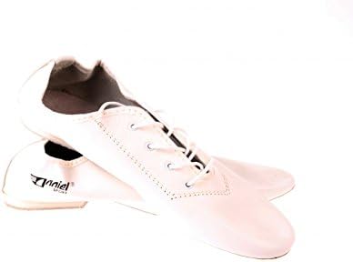 Turn Jazz White Leather Shoes Ritmo Size: 37