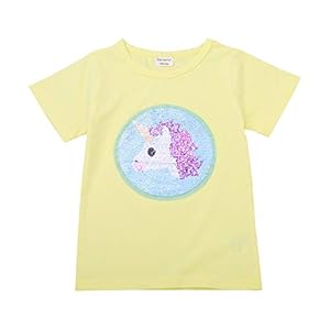 Niña Niño Camisetas Lentejuelas Mágico