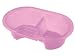 Lockweiler 105520056 Washbasin with 2 Sections Princess Pink