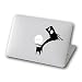 Produktbild Mcbazel Laptop Vinyl Aufkleber Aufkleber Abnehmbarer Muster Mode Macbook Aufkleber, Anti-Scratch Decal Vinyl Aufkleber Skin Cover f¨¹r Macbook Air/Pro/Retina Laptop 13"-Naughty Box