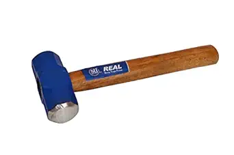 Real Heavy Duty Sledge Hammer Wooden Handle 2 LBS.