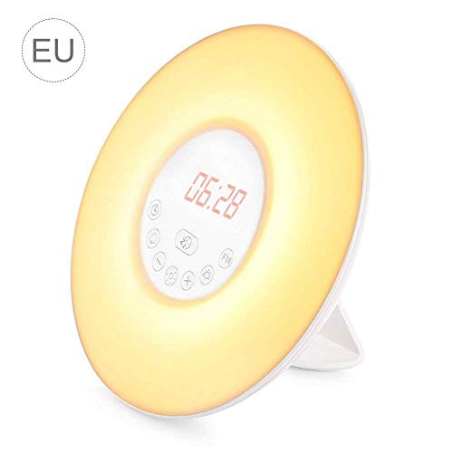 Preisvergleich Produktbild mysticall Wake Up Light, LED-Wecker Buntes Sonnenaufgang-Wecklicht