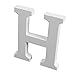 Produktbild Xuanle Große weiße hölzerne Buchstaben Handwerk Home Office Wand Hochzeitsfest Geburtstag Dekorationen (Höhe: 15cm / 6 ")