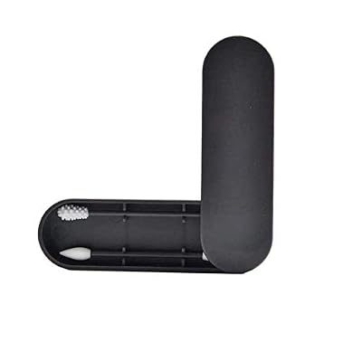 MySuperman Coton-Tige réutilisable, Coton de Silicone Lavable, Coton-Tige Propre, Outil de beauté à Double tête en Silicone (A)