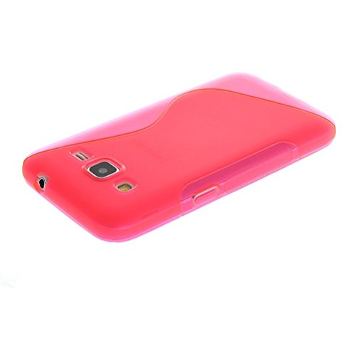 Funda para SAMSUNG GALAXY CORE PRIME G360F GEL TPU Dise  o S-Line Color ROSA