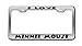 Produktbild I Love Minnie Mouse Chrome License Plate Frame Tag Black