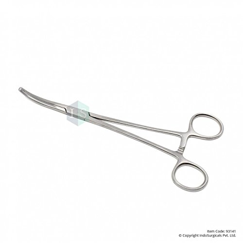 IS IndoSurgicals Kocher Artery Forceps (Curved, 8")