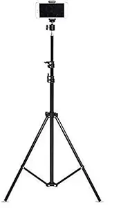 SAIELLIN Tripod Stand with Mobile Holder | Adjustable Tripod Stand | Portable and Foldable Tripod Stand | Mobile Clip & Camera Holder (Tripod 5)