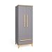Produktbild Vicco Kleiderschrank Malia mit Schubfach, Verstellbaren Ablagen & Kleiderstange 70 x 187 x 50 cm - in anthrazit, mit abgerundeten Kanten