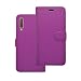 Produktbild Portemonnaie Flip Case Schutzhülle in Violett Kompatibel mit Samsung Galaxy A7 2018