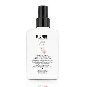 MIOMIO Detox Conditioning Spray For Hair For Moisture & Shine Smoothens Softens & Prevents Split-Ends Untangles Improves Elasticity-150 Ml