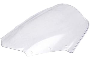BHYSHOP Double Bubble Windshield Windscreen for Yamaha FZ1S FZ1 Fazer FZS1000S 2006-2011 (Clear)
