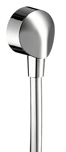 hansgrohe Fixfit E Schlauchanschluss, ohne Rückflussverhinderer, Anschlusswinkel aus Metall, chrom