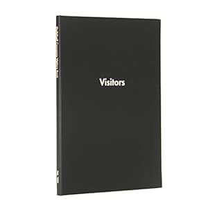 Besucherbuch A4 Schwarz - Gästebuch Für 900 Einträge Mit Recycling-Papier