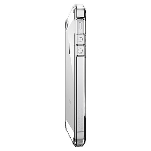 iPhone SE Case, SpigenÃ‚Â® [Ultra Hybrid] AIR CUSHION [Crystal Clear] Clear back panel + TPU bumper for iPhone SE / 5S / 5 - Crystal Clear (041CS20171)
