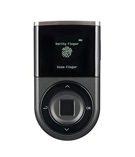 D'CENT Cryptocoin Hardware Cartera, autenticación de Huellas Dactilares (Bitcoin, Ethereum, ERC20, RSK, RRC20, Ripple, Monacoin)