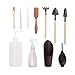 Produktbild Sukkulente Pflanzwerkzeugkombination, Mini-Blume und saftige vergossenes Gartenbedarf, 11PC ABS-Upgrade-Gartengeräte-Set, für Sukkulenten-Bonsai-Pflanzen drinnen kleine Pflanzen (Mehrfarbig)