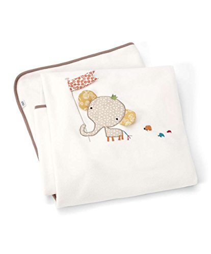 Mamas & Papas Zam Bee Zee Fleece Cotbed Blanket
