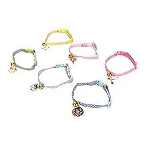 Pet Bell Collar, Quick Release Buckle Adjustable Adorable Pet Pendant Collar for Festival for Wedding