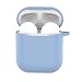 Produktbild Für Apple AirPods 2 Silikon Hülle mit Ohrhaken, Soft Anti-Lost-Schutz Case Cover für Apple AirPods Schutzhüllen-Silikonhülle Schutz AirPods Aufladen Case (Hellblau)