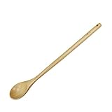 ✅ EL PAQUETE INCLUYE: 2 * cucharas de mango largo. Material: madera. Tamaño: aproximadamente 13x1.77 pulgadas (33x4.5 cm). Cuchara larga de madera.