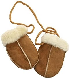 Eastern Counties Leather Baby Sheepskin Mittens (One size) (Chestnut)