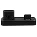 Produktbild B Blesiya Aluminiumständer und Ladestation Desktop Ständer Cradle Halter Abnehmbar Stand für iWatch iPhone - Schwarz