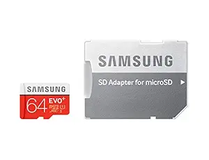 Samsung Evo Plus 64GB MicroSD XC Class 10 UHS-1 80mb s Mobile Memory Card 64G MB-MC64DA with Adapter