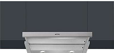 Smeg KSET600XE Encastrée Acier inoxydable 600m³/h C hotte - hottes (600 m³/h, Conduit / Recirculation, C, F, D, 66 dB)