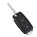 Imported 2 Buttons Flip Remote Key Car Shell Case & Screwdriver for Volkswagen RS.345.00