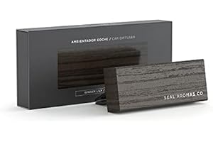 SEAL AROMAS - Ambientador Difusor de Coche Rejilla [ GINGER LILY ] 6 ml | Fragancia Enriquecedora para el Viaje Car Diffuser
