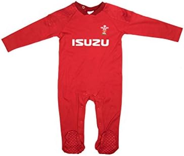 Wales Rugby UnionWales WRU 2017/18 Infants Rugby Sleepsuit - Red - size 3-6M