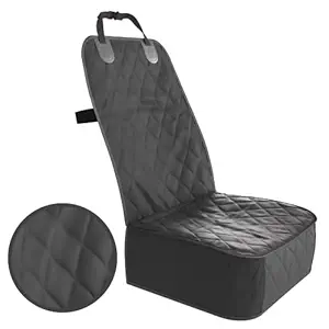 Active Pets Front Seat Dog Cover, Durable Protector Against Mud & Fur Waterproof, Scratch Proof & Nonslip Seat Pet Cover - Dog Car Seat Cover for Front Seat With Safety Anchors for Cars, Trucks & SUVs