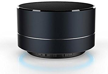 Bluetooth Speaker,Mini Bass Desk Office Wireless Portable Bluetooth Speaker with Mic, USB and TF card port, Works for Ipad, Iphone, Samsung, Huawei and Other Music Players(Black)