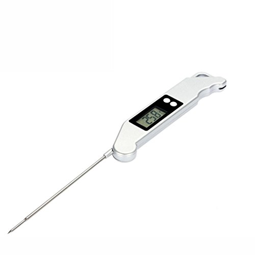 Lebensmittelthermometer, EgoEra® Elektronisches Professional Kabellos Digital Fleischthermometer / Kochthermometer / Kochen Thermometer / Grillthermometer / Zuckerthermometer / Einstichthermometer mit Edelstahl Sonde mit Fleisch Temperatur Referenz Diagramm - 6