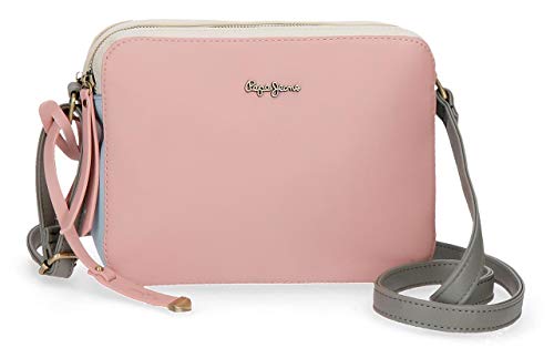 Preisvergleich Produktbild Pepe Jeans Mona Umhängetasche 25 cm, Rosa (Mehrfarbig) - 7555362