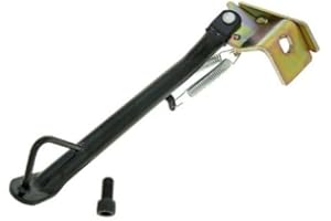 BIKE EQUIPMENT Caballete lateral negro para Yamaha Aerox, MBK Nitro.