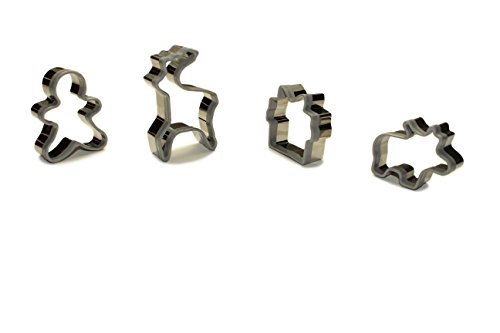 BackeFix – das XXL Ausstecher Set (20x) – einfaches präzises Ausstechen in der modernen Küche – sichere angenehme Handhabung mit extra Schutz für die Liebsten – Keksausstecher-, Plätzchenausstecher-, Lebkuchenausstecher-Set, Tier Motive und mehr! | 2 Jahre Zufriedenheitsgarantie - 2