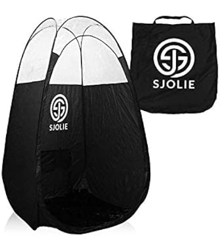 KOBBTAN Pop-Up Bräunungszelt – Großes Deluxe-Zelt Mit Transparentem Fenster & Lüfteröffnung | Tragbar & Leicht Zu Reinigen | Für Home & Salon
