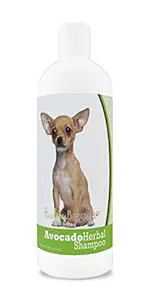 Healthy Breeds Herbal Avocado Dog Shampoo for Dry Itchy Skin for Chihuahua - Over 100 Breeds - Flea and Tick Product Safe - For Dogs with Allergies or Sensitive Skin - 16 oz