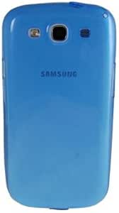 Samsung Protective Transparent TPU Case for Galaxy S3 - Blue
