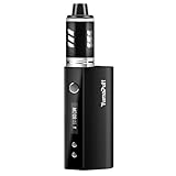 E Cigarette Starter Kit, New Updated Parrot Box Kit 80W Huge Vapour Electronic Cigarette Kit, Rechargeable 2600mah OLED Box Mod with VW Mode Function E Cig Vape Pen - No Nicotine, No E Liquid (Black)