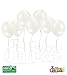 Produktbild Dabbas Luftballons Hochzeit,Helium Luftballons Metallic Perlen Weiß 50 Stück,Helium Luftballons für Hochzeit (3.2G) Luftballons Weiß ,12,Zoll, Hohe Qualität (Pearls White)