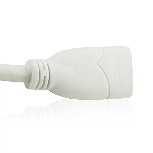 Mackuna Flex Plus 0.5M (0.5 Meter) Erweiterungskabel HDMI mit drehbaren Stecker – Audio – Video **24K Gold** mit Ethernet (Neueste Version 2.0 / 1.4a 21Gbps) 1080p, 4k2k, PS4, XBOX ONE, DVD, Blu-ray, SKY HD, UHD, FULL HD LCD, Plasma & LED TV, 3D TV, ARC, Dolby TrueHD Audioübertragung - 3