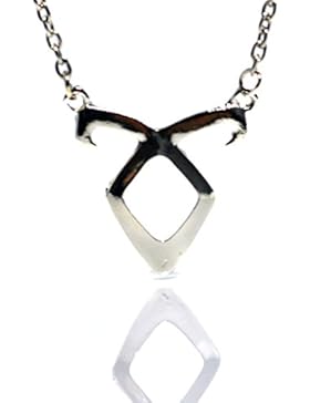 - Power Rune Beaux Bijoux Halskette, Motiv: Chroniken Unterwelt Anhänger Engel Muskatellersalbei Fray
