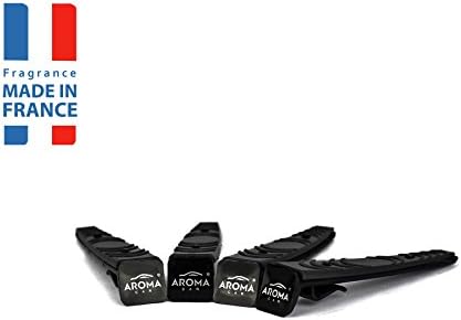 Aroma Car Vent Sticks Air Freshener Fragrances Pack of Four Black