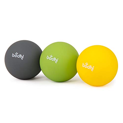 BODHI 3er Set Massage-Ball 7,5 cm, zur punktuellen Selbstmassage für Muskeln und Faszien, bei Verspannungen oder für die Regeneration nach dem Sport
